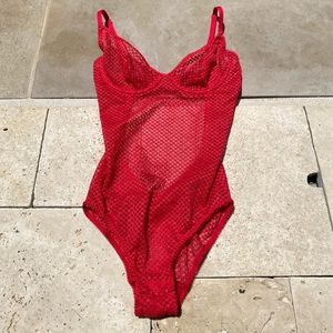 Brand NEW Agent Provacateur Mesh Teddy-Bodysuit